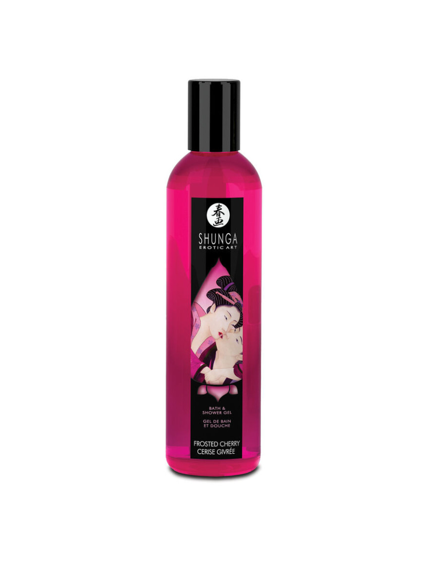 SHUNGA GEL DE DUCHA Y BAÑO CEREZA