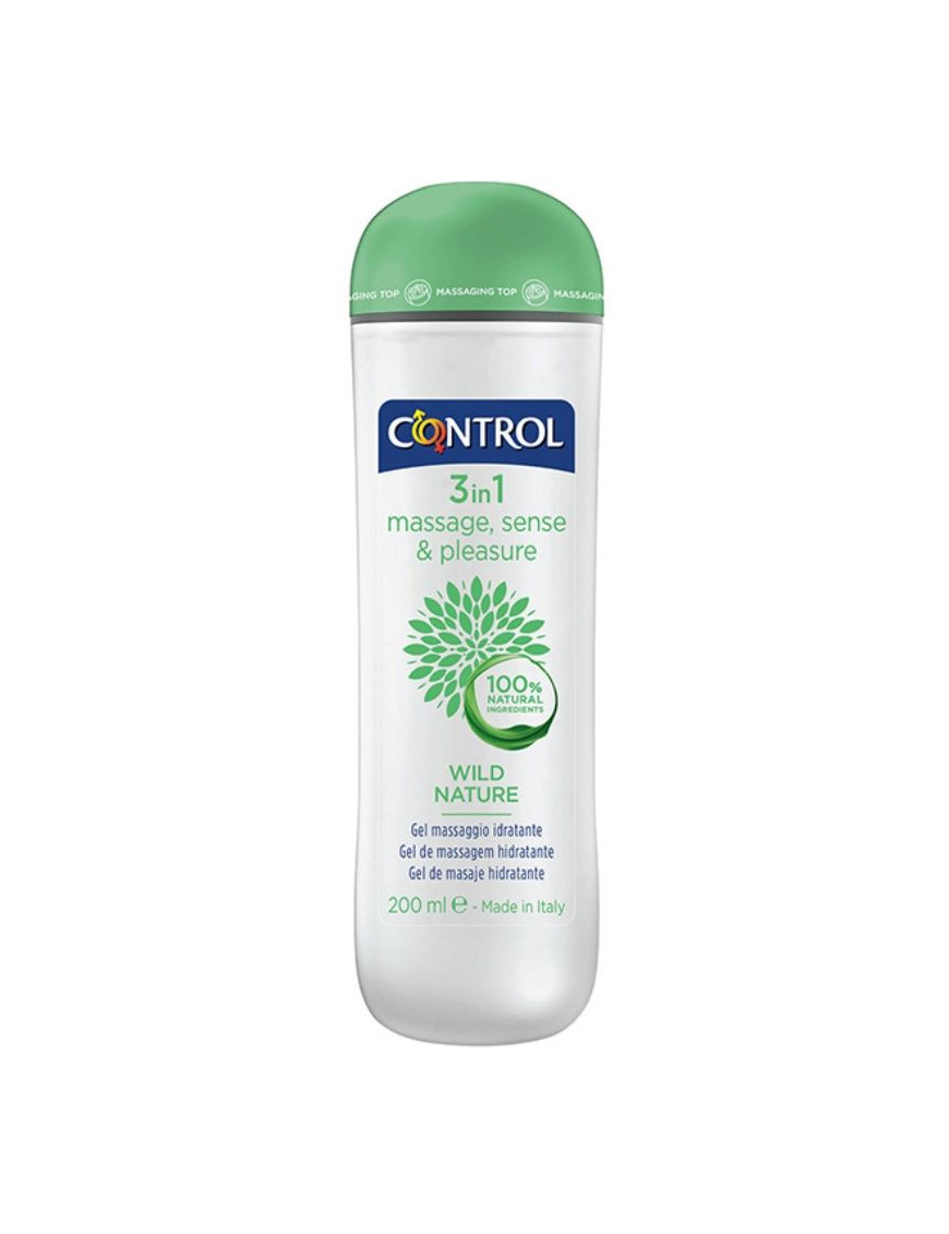 CONTROL WILD NATURE GEL MASAJE 3 EN 1 200 ML