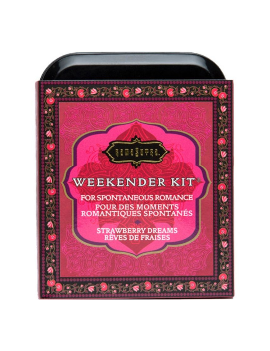 KAMASUTRA WEEKENDER TIN KIT STRAWBERRY DREAMS FRESA