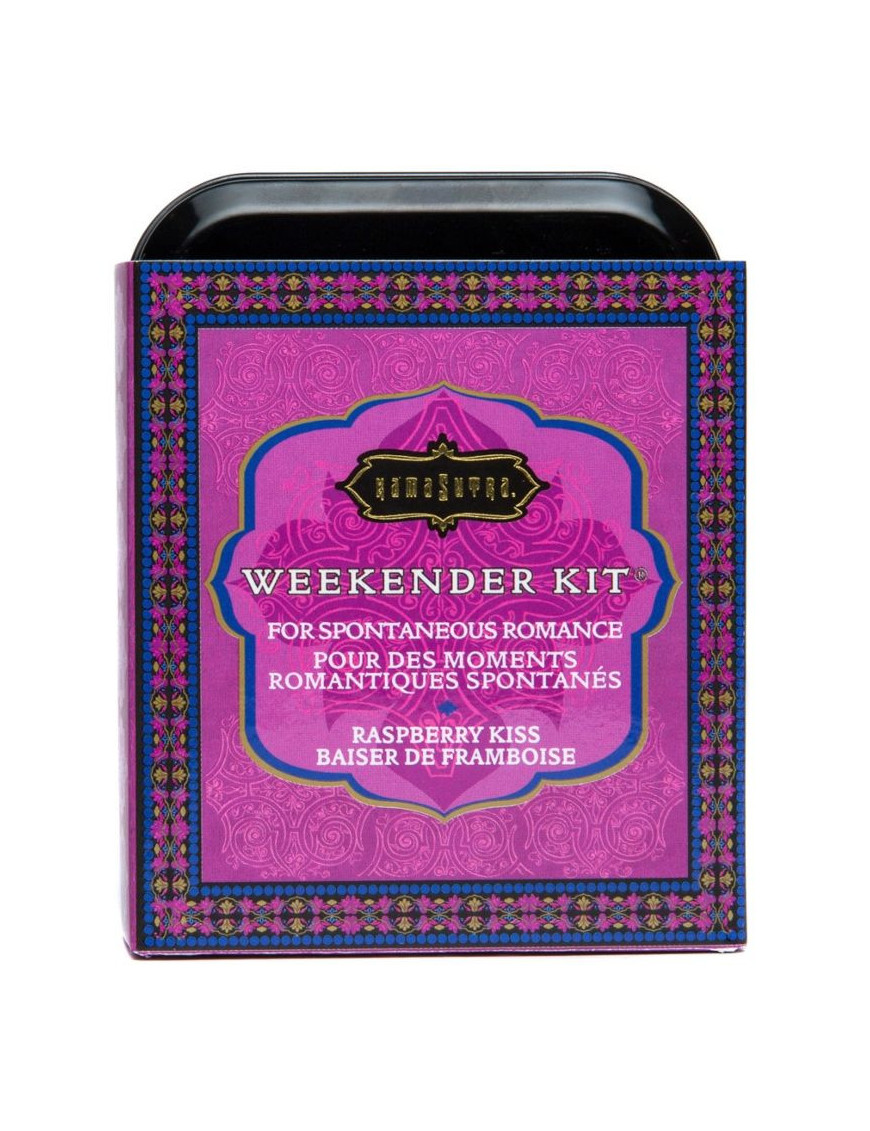 KAMASUTRA WEEKENDER TIN KIT RASPBERRY KISS FRAMBUESA