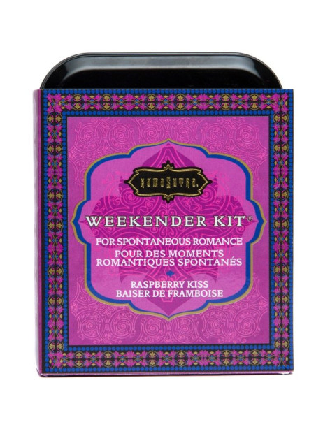 KAMASUTRA WEEKENDER TIN KIT RASPBERRY KISS FRAMBUESA