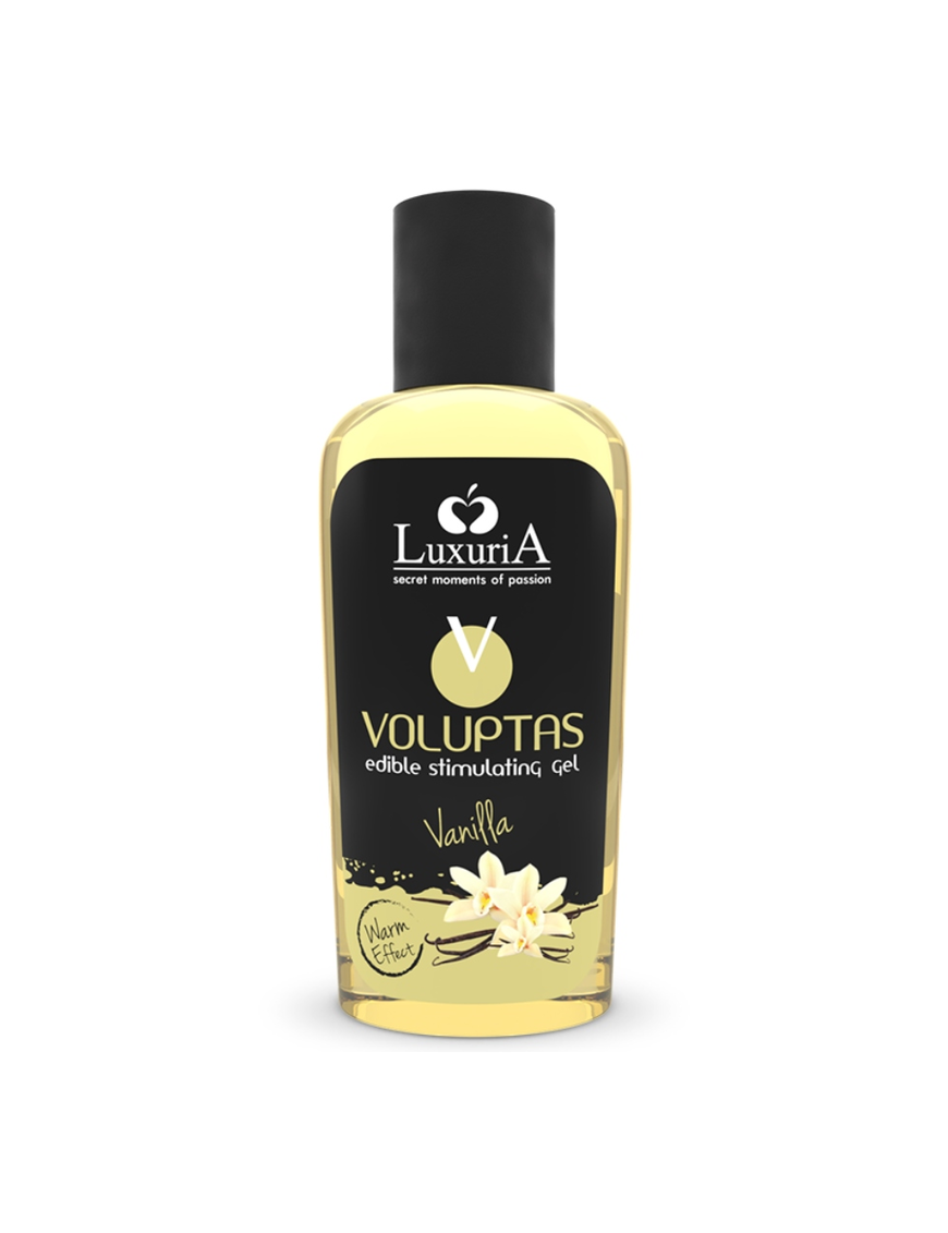 LUXURIA VOLUPTAS GEL MASAJE COMESTIBLE EFECTO CALOR - VAINILLA 100 ML