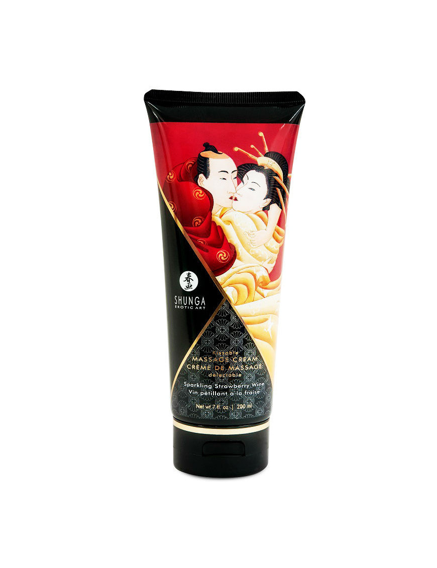 SHUNGA CREMA MASAJE FRESAS CON CHAMPAGNE 200ML