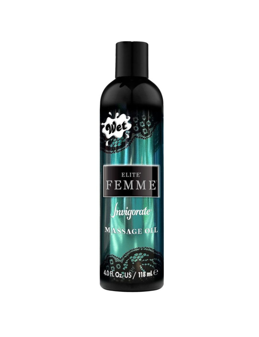 WET ELITE FEMME ACEITE MASAJE Y BAÑO INVIGORATE 120 ML