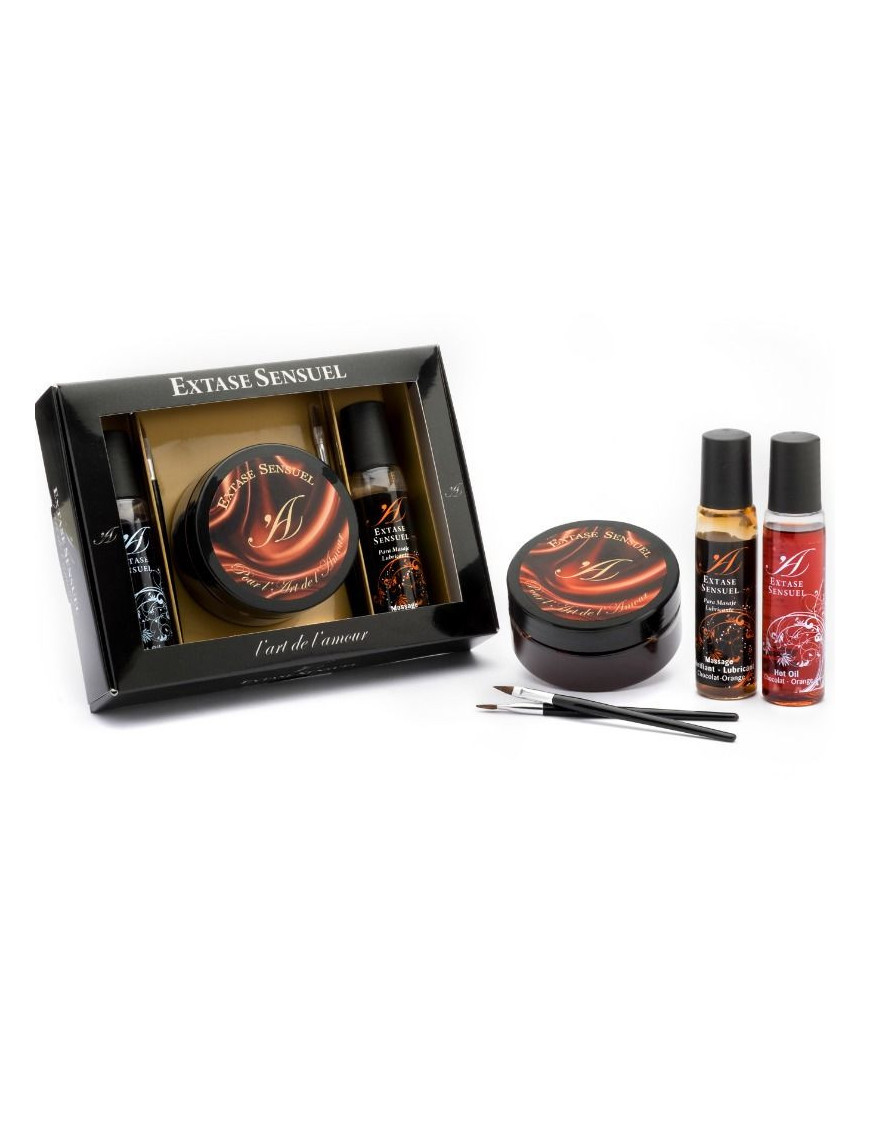 EXTASE SENSUAL KIT COFFRET CHOCOLAT AFRODISIAC