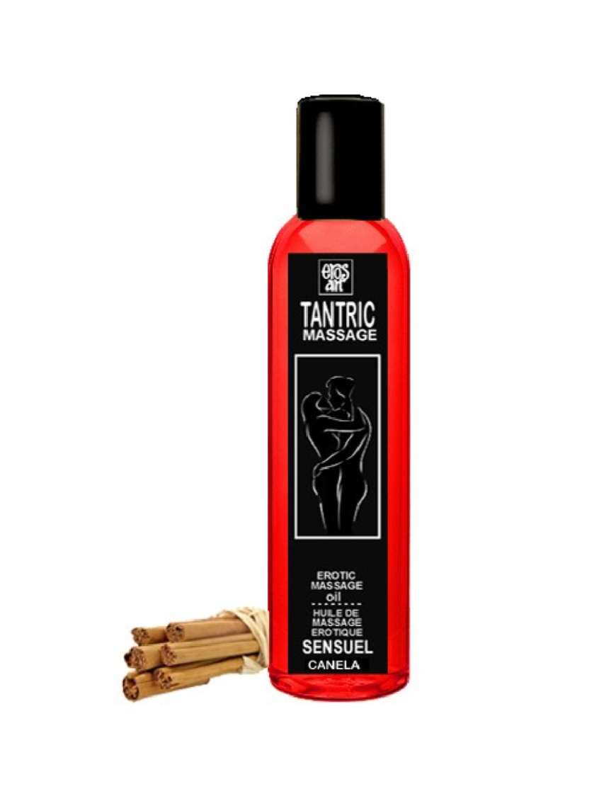 EROS-ART ACEITE MASAJE TANTRICO NATURAL Y AFRODISÍACO CANELA 100ML