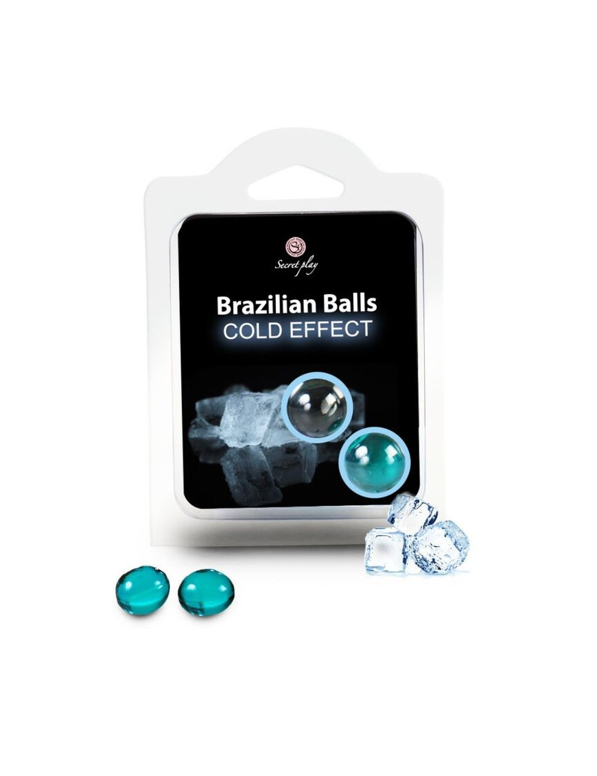 SECRETPLAY BRAZILIAN BALLS EFECTO FRIO 2 UNIDADES