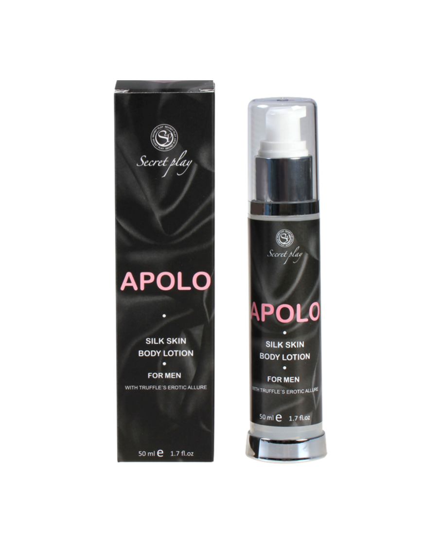 SECRETPLAY APOLO LOCION PIEL DE SEDA PARA HOMBRES 50 ML