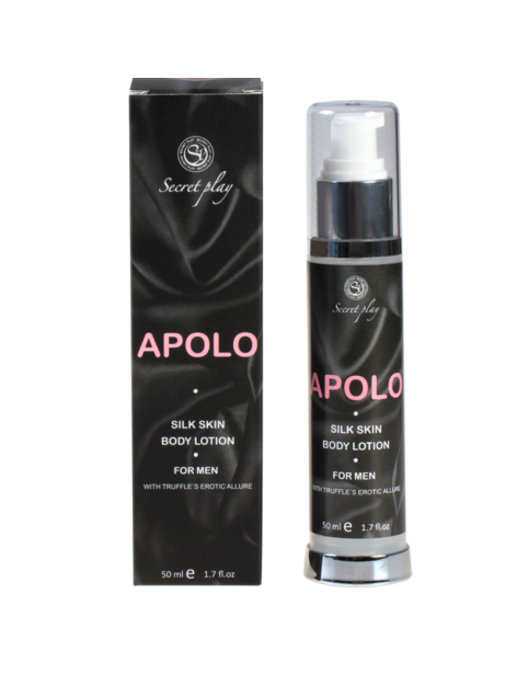 SECRETPLAY APOLO LOCION PIEL DE SEDA PARA HOMBRES 50 ML