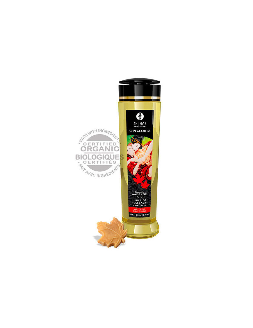 SHUNGA ACEITE COMESTIBLE DE MASAJE EROTICO ORGANICA 240ML