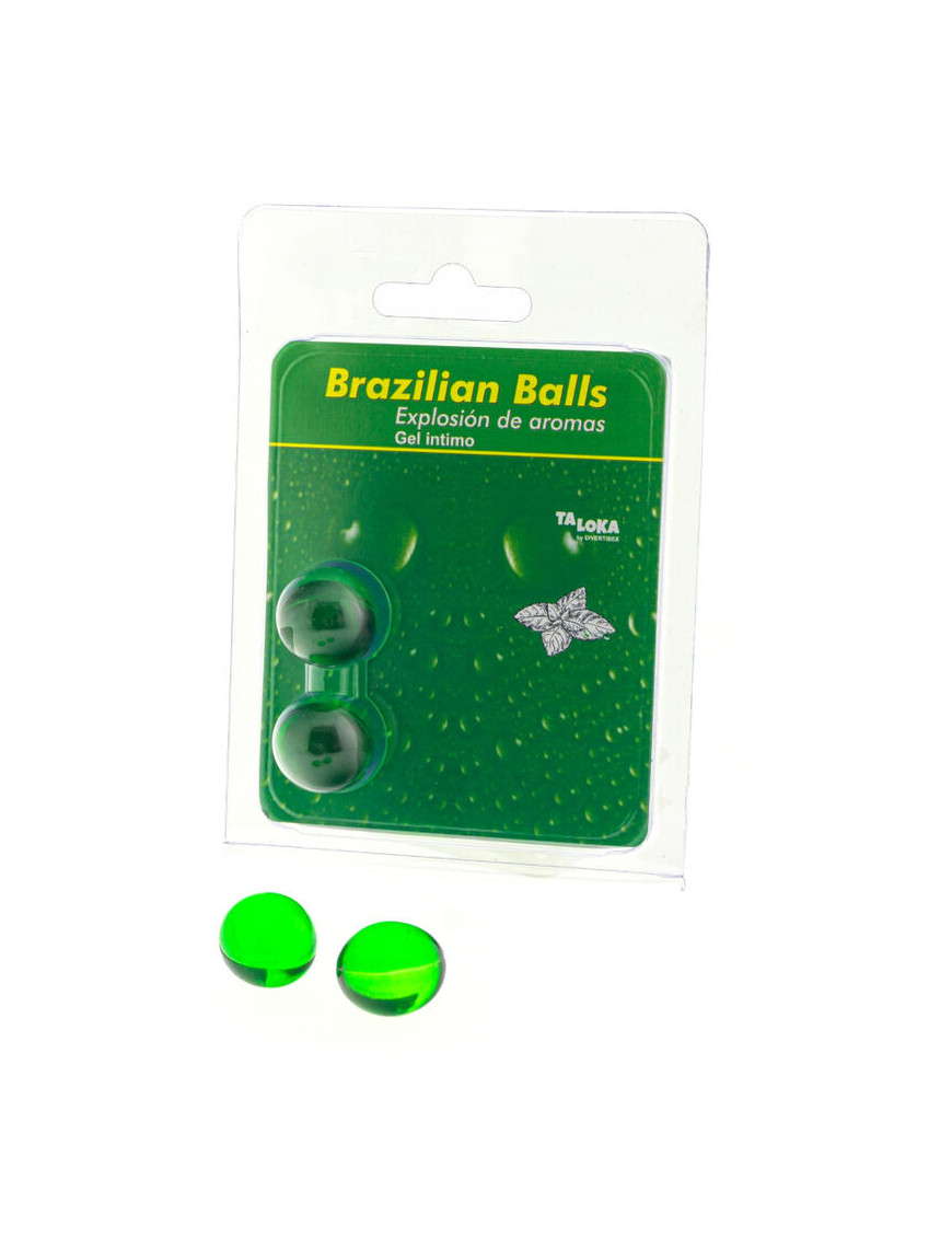 TALOKA - BRAZILIAN BALLS GEL ÍNTIMO MENTA 2 BOLAS