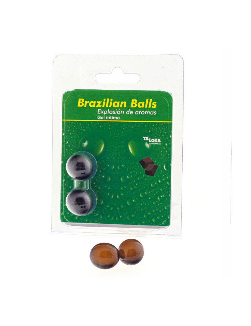 TALOKA - BRAZILIAN BALLS GEL ÍNTIMO CHOCOLATE 2 BOLAS