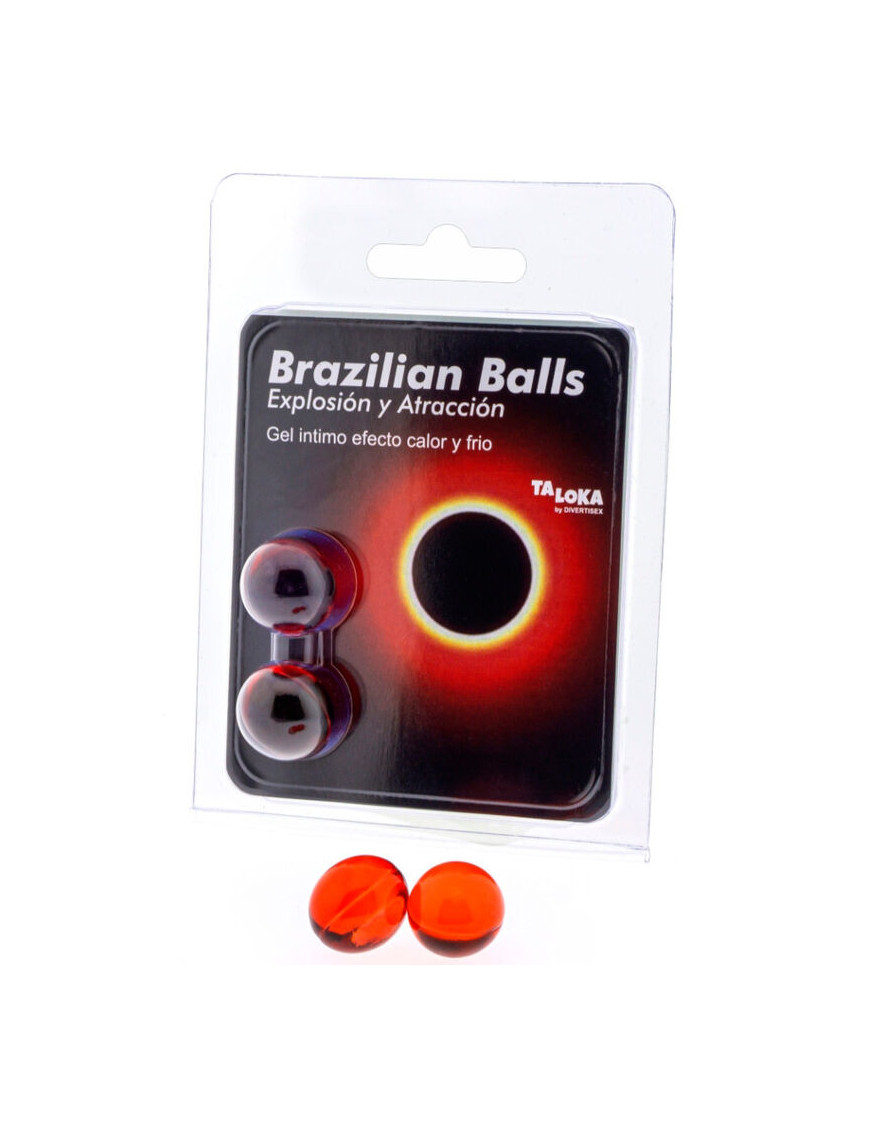 TALOKA - BRAZILIAN BALLS GEL EXCITANTE EFECTO CALOR Y FRÍO 2 BOLAS