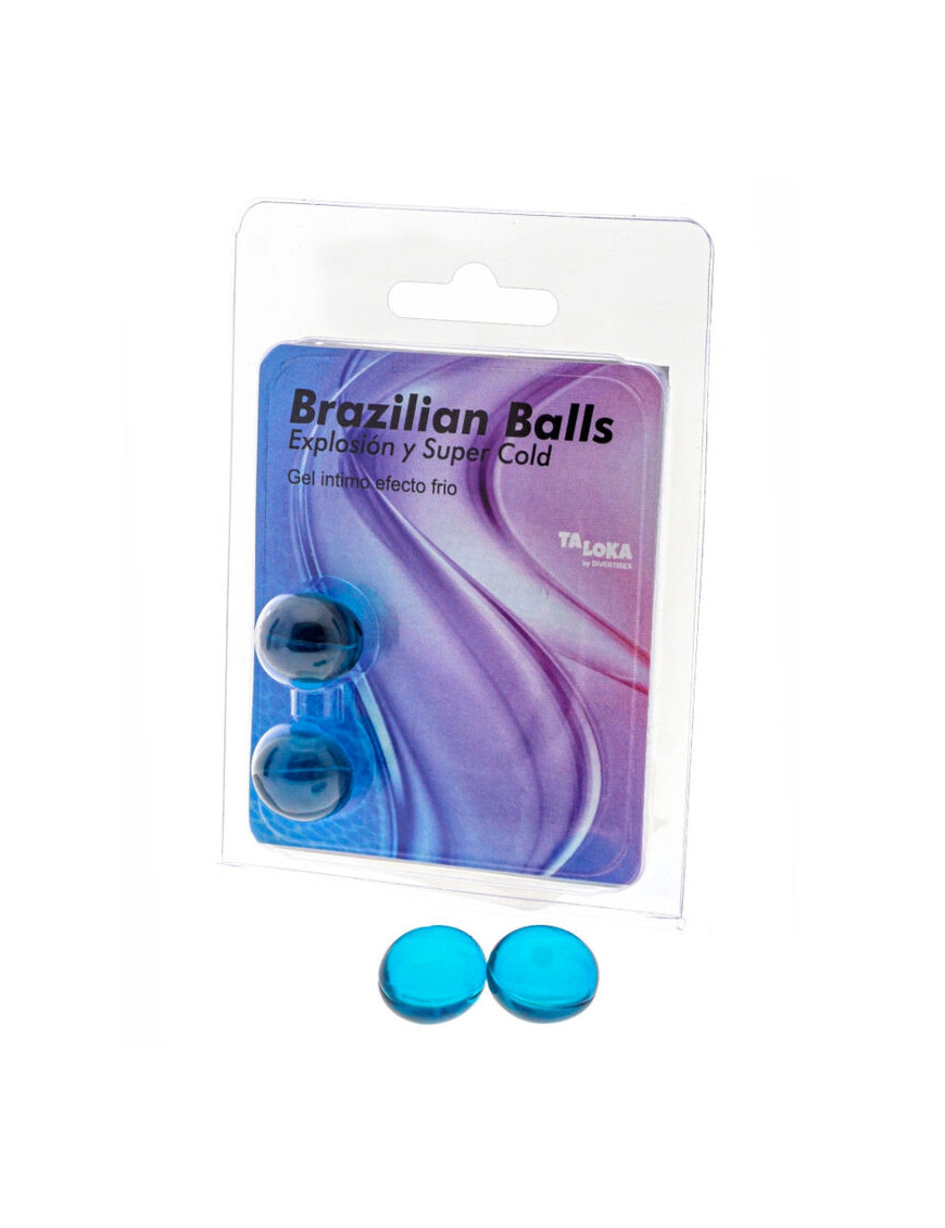 TALOKA - BRAZILIAN BALLS GEL EXCITANTE EFECTO FRÍO 2 BOLAS