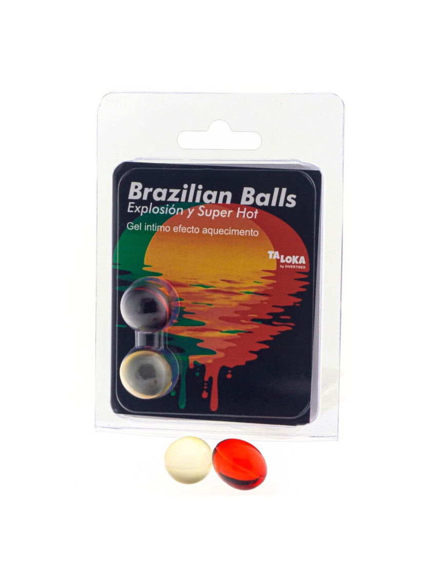 TALOKA - BRAZILIAN BALLS GEL EXCITANTE EFECTO SUPER CALIENTE 2 BOLAS