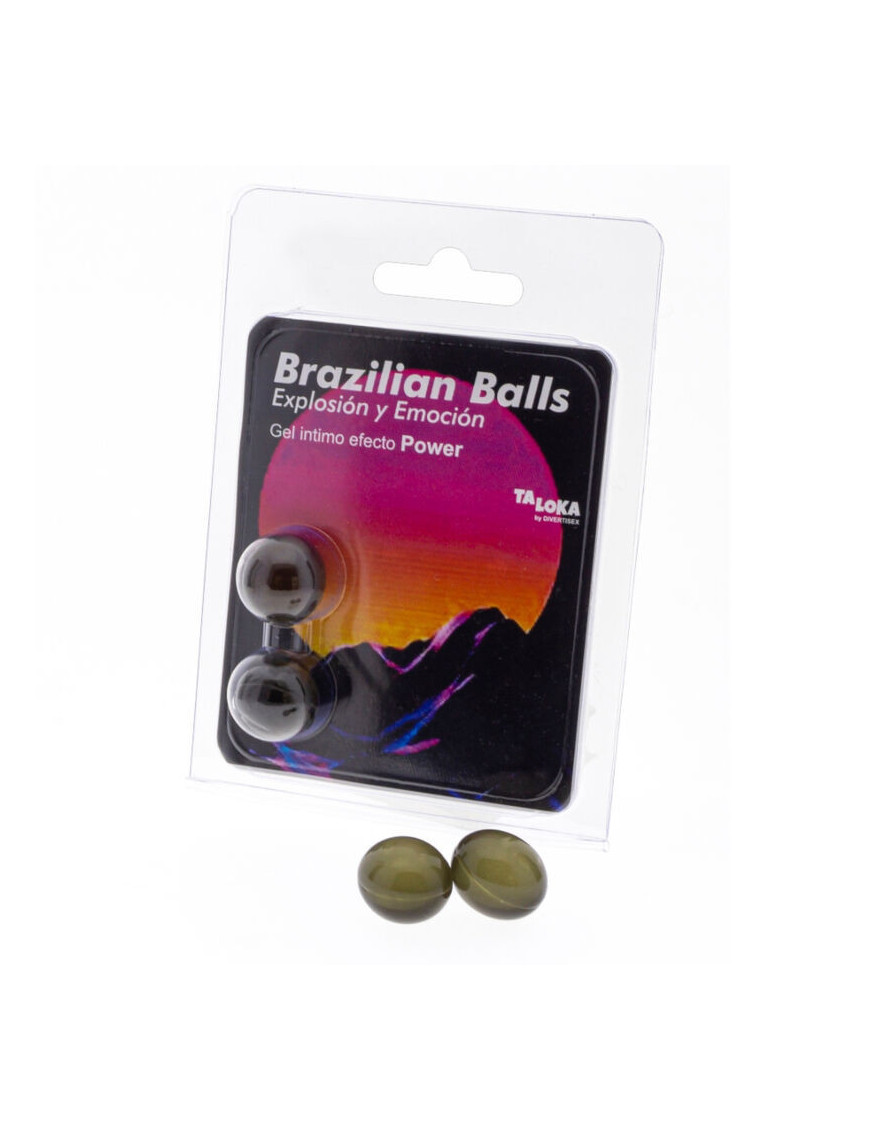 TALOKA - BRAZILIAN BALLS GEL EXCITANTE EFECTO POWER 2 BOLAS