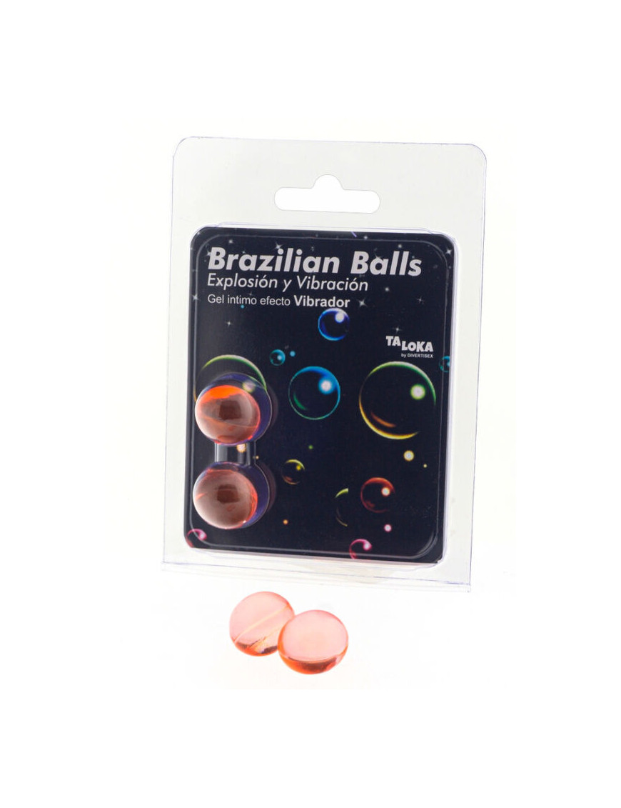 TALOKA - BRAZILIAN BALLS GEL EXCITANTE EFECTO VIBRACIÓN 2 BOLAS