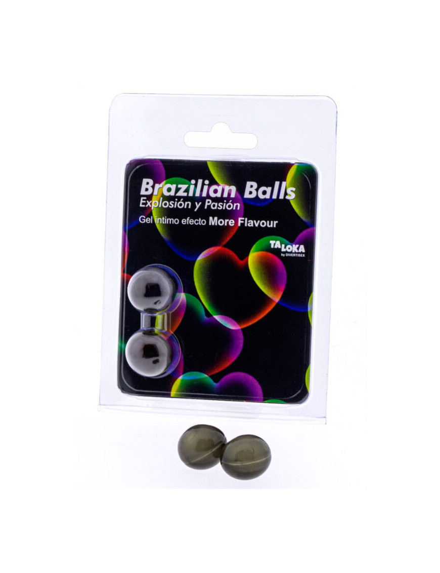 TALOKA - BRAZILIAN BALLS GEL EXCITANTE EFECTO MORE FLAVOUR 2 BOLAS