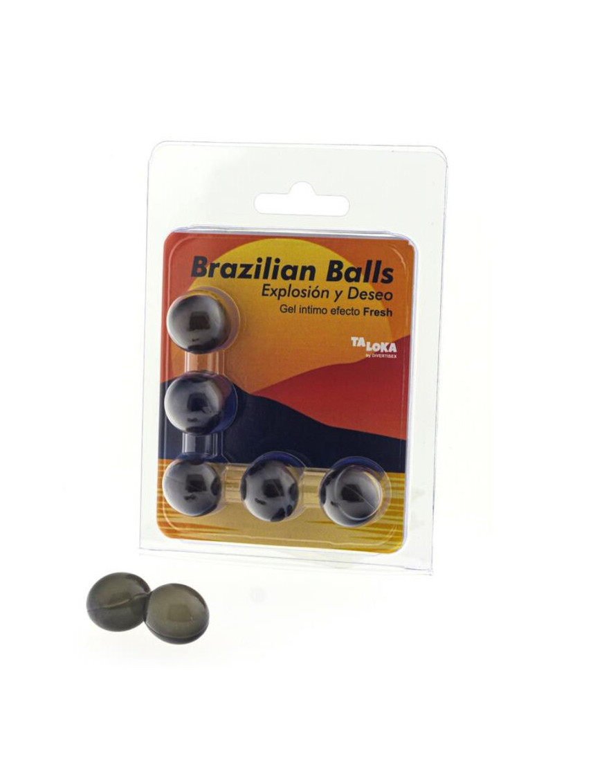 TALOKA - BRAZILIAN BALLS GEL EXCITANTE EFECTO FRESCOR 5 BOLAS