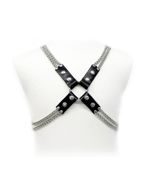 LEATHER BODY CHAIN HARNESS