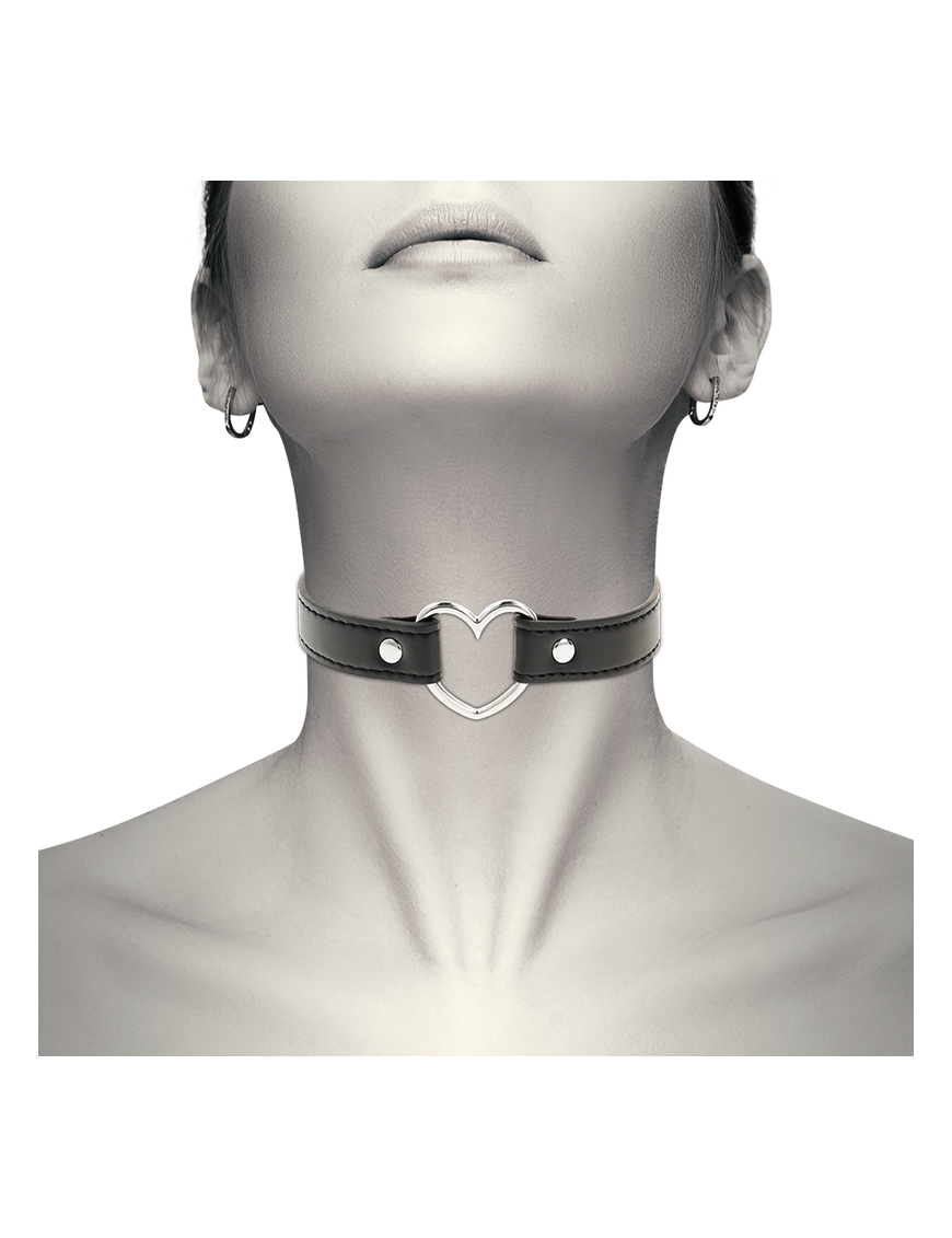 COQUETTE CHIC DESIRE COLLAR CUERO VEGANO ACCESORIO WOMAN CORAZÓN