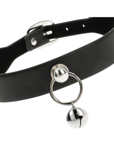 COQUETTE CHIC DESIRE COLLAR CUERO VEGANO ACCESORIO WOMAN CASCABEL