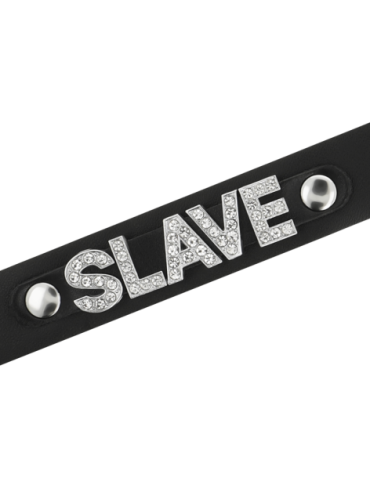 COQUETTE CHIC DESIRE CHOKER CUERO VEGANO - SLAVE