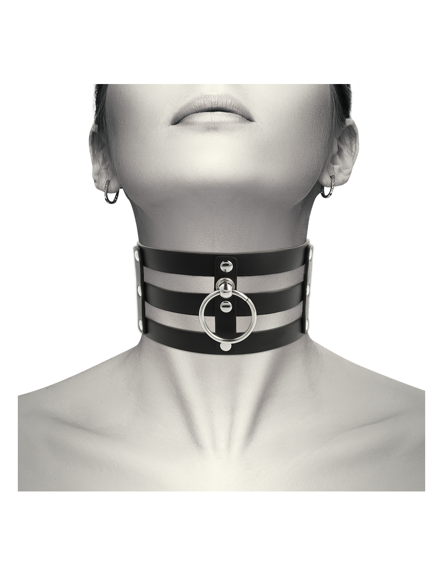 COQUETTE CHIC DESIRE CHOKER CUERO VEGANO ESTILO FETISH