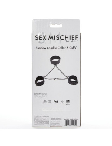 SEX & MISCHIEF COLLAR CON ESPOSAS SHADOW SPARKLE