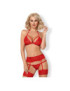 OBSESSIVE - 838-SEG-3 SET CON LIGUERO S/M