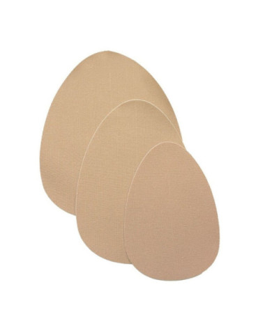 BYE BRA BREAST LIFT PADS + 3 PAIRS OF SATIN NIPPLE COVERS - BEIGE TALLA A-C