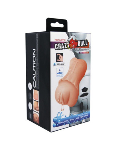 CRAZY BULL - MASTURBADOR WATER SKIN VAGINA CON BALA VIBRADORA 2