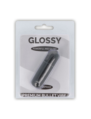 GLOSSY PREMIUM VIBE BALA VIBRADORA 10V BLACK