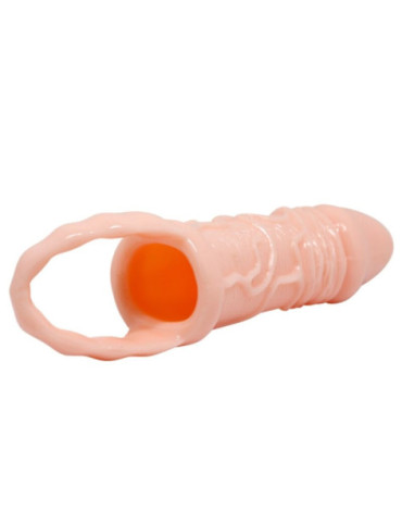 BAILE FUNDA EXTENSORA PENE CON STRAP PARA TESTICULOS 10 CM