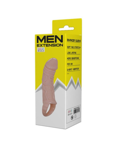 BAILE FUNDA EXTENSORA PENE CON STRAP PARA TESTICULOS 10 CM