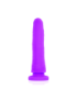 DELTA CLUB TOYS DILDO LILA SILICONA MEDICA 20 X 4 CM