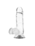 XRAY ARNÉS + DILDO REALISTA TRANSPARENTE 15.5CM X 3.5CM