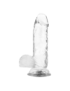 XRAY ARNÉS + DILDO REALISTA TRANSPARENTE 15.5CM X 3.5CM