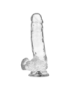 XRAY ARNÉS + DILDO REALISTA TRANSPARENTE 18.5CM X 3.8CM