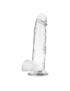 XRAY ARNÉS + DILDO REALISTA TRANSPARENTE 22CM X 4.6CM