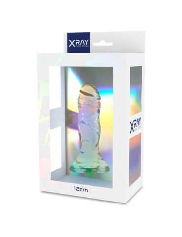 XRAY ARNÉS + DILDO TRANSPARENTE 12CM X 2.6CM