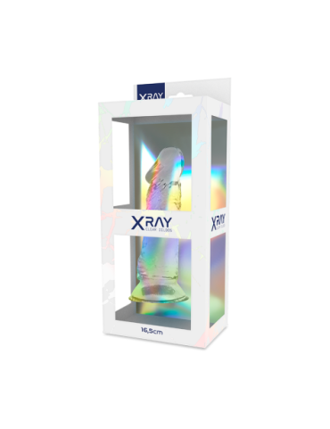 XRAY ARNÉS + DILDO TRANSPARENTE 16.5CM X 4CM