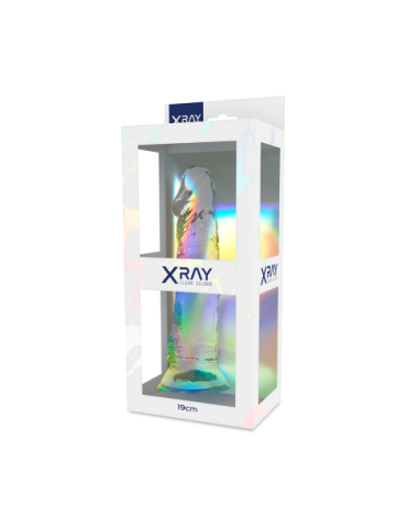 XRAY ARNÉS + DILDO TRANSPARENTE 19CM X 4CM