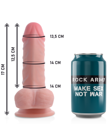 ROCKARMY ARNES + DUAL DENSITY PANZER DILDO REALISTA 17CM