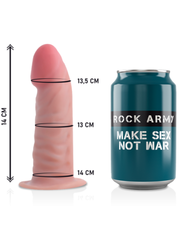 ROCKARMY ARNES + DUAL DENSITY TIGER DILDO REALISTA 14CM