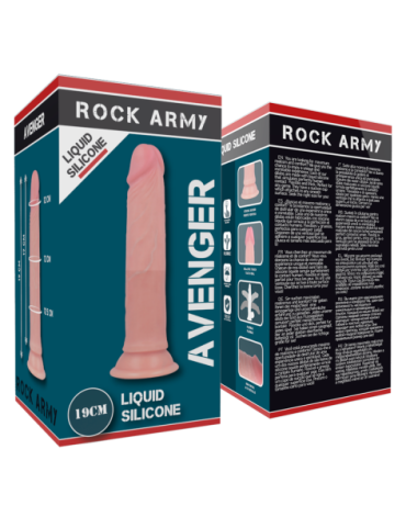 ROCKARMY HARNESS + LIQUID SILICONE DILDO PREMIUM AVENGER 19CM