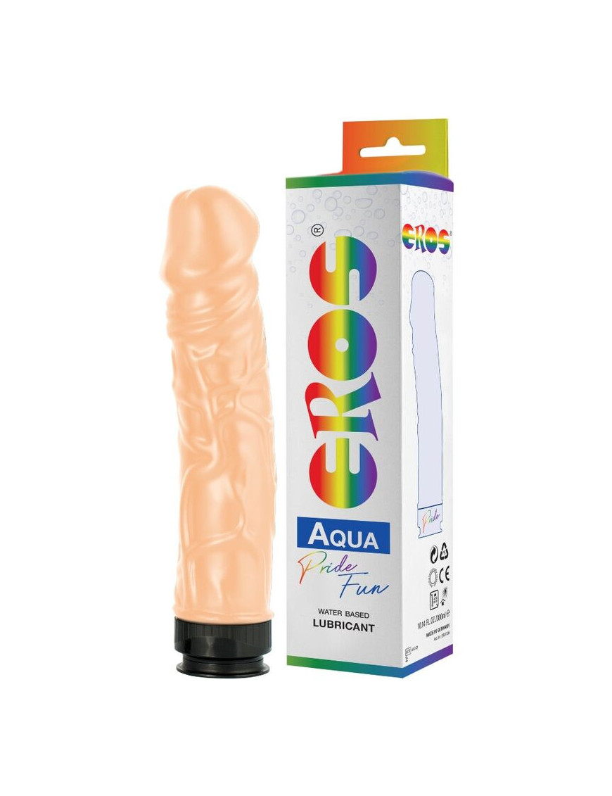 PRIDE - EROS AQUA LGBT PRIDE DILDO CON LUBRICANTE BASE AGUA