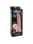 KING COCK PLUS 3D COCK SWINGING BALLS 24.5 CM - NATURAL