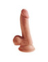 KING COCK PLUS 3D DILDO CON TESTICULOS 17 CM