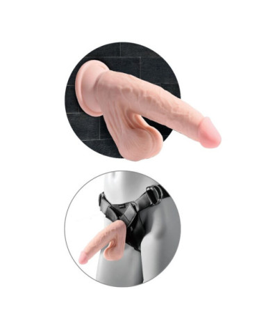 KING COCK PLUS 3D COCK SWINGING BALLS 20.3 CM